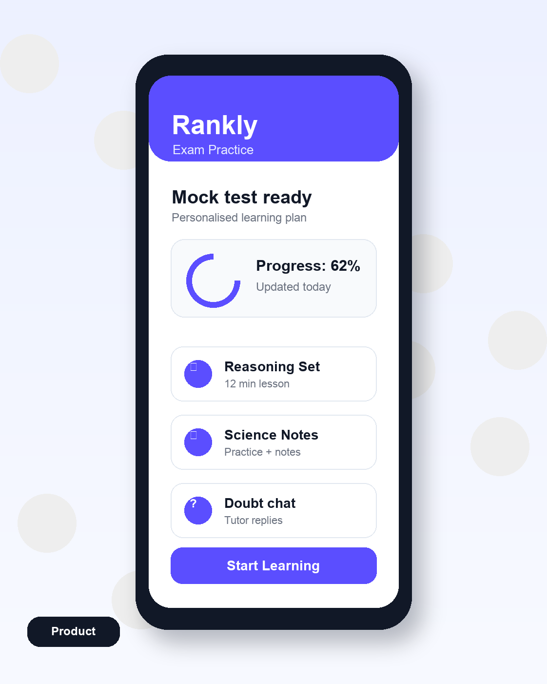 EdTech Apps product photo, generated with MorphAds