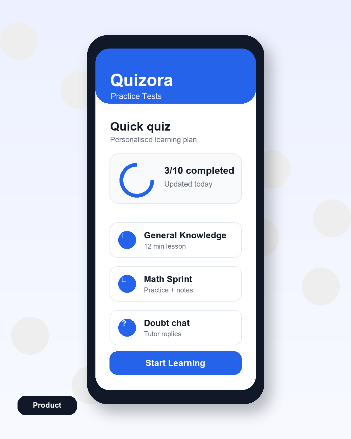 EdTech Apps product photo, generated with MorphAds