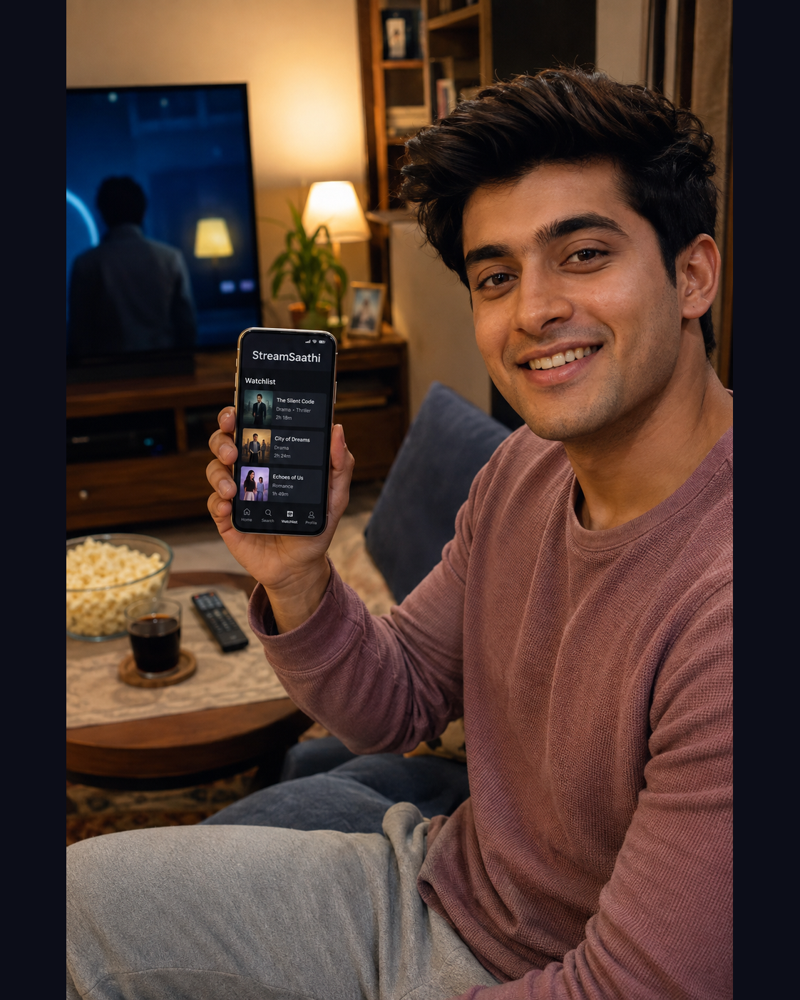 OTT & Streaming Apps ad still generated with MorphAds