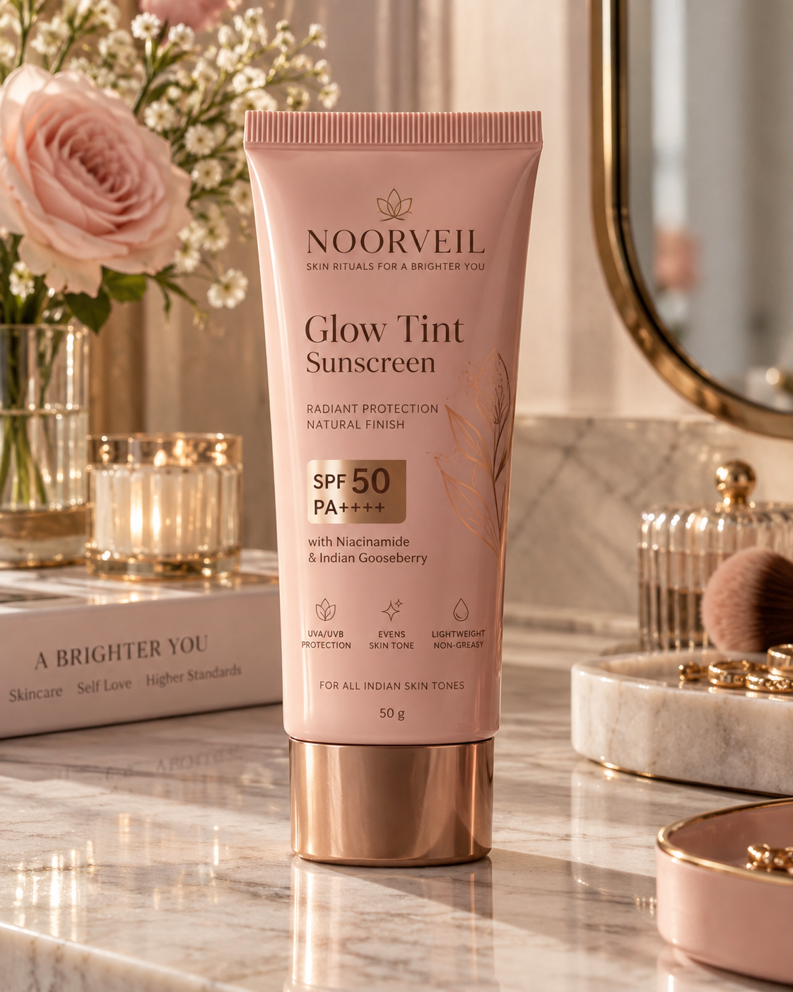 Sunscreen & SPF product photo, generated with MorphAds