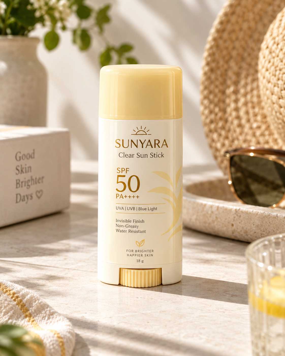 Sunscreen & SPF product photo, generated with MorphAds