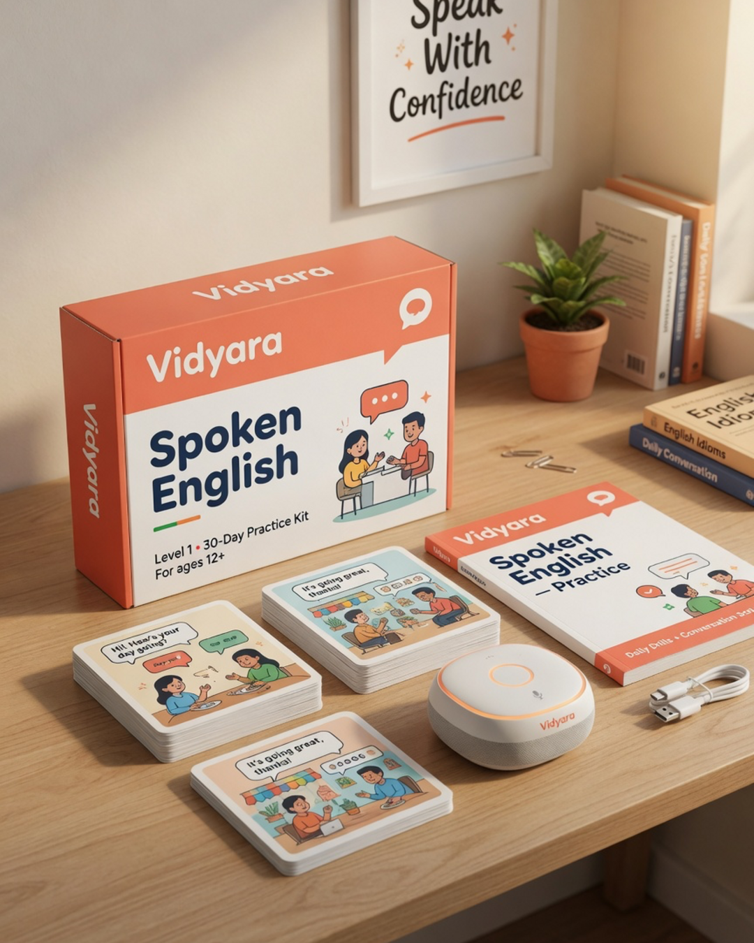 EdTech product photo, generated with MorphAds