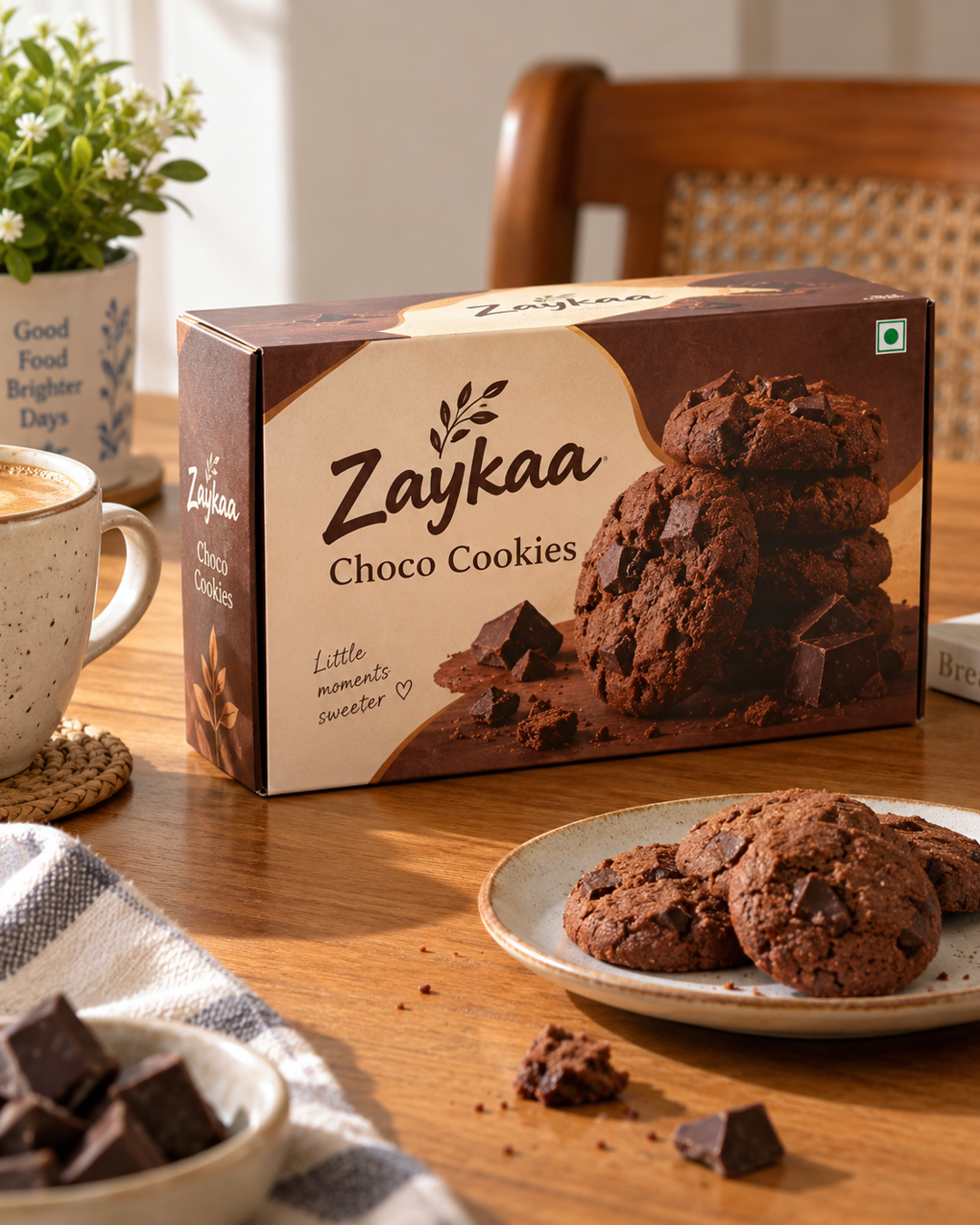 Food & Beverage product photo, generated with MorphAds