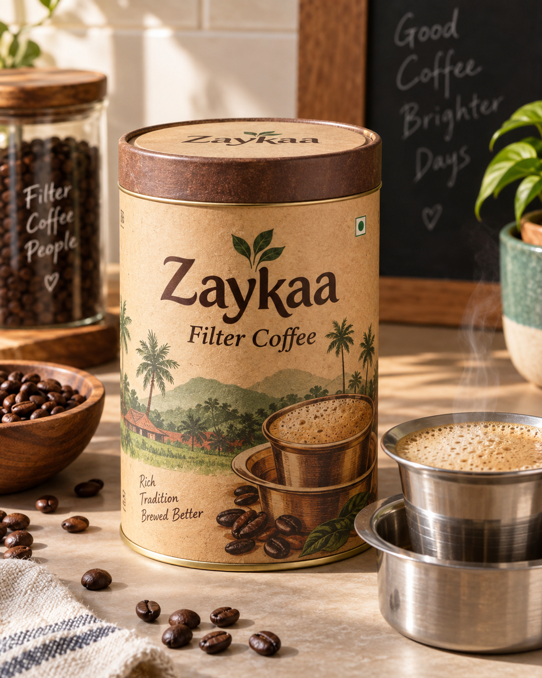 Food & Beverage product photo, generated with MorphAds