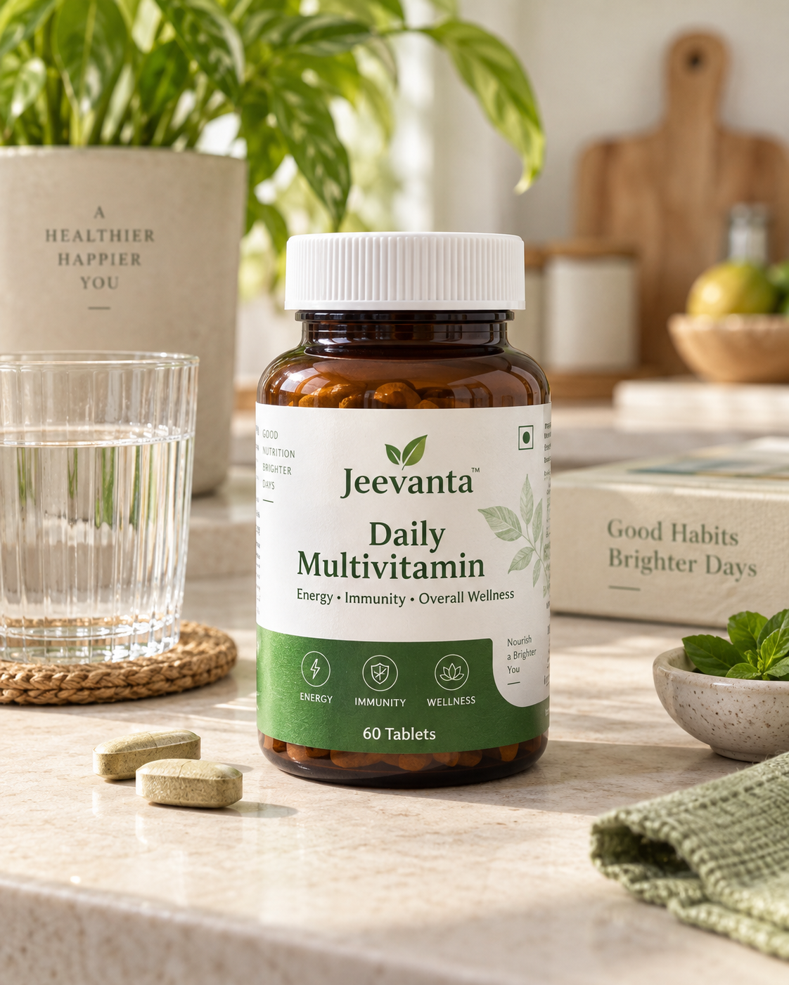 Health & Wellness product photo, generated with MorphAds