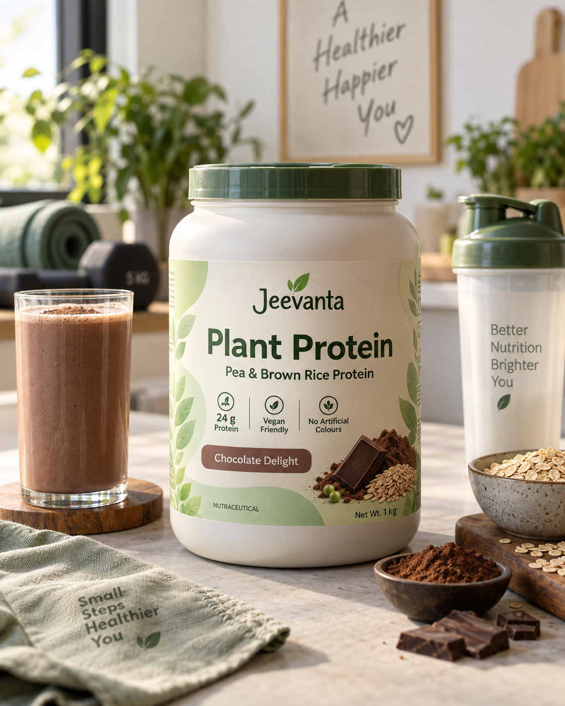 Health & Wellness product photo, generated with MorphAds
