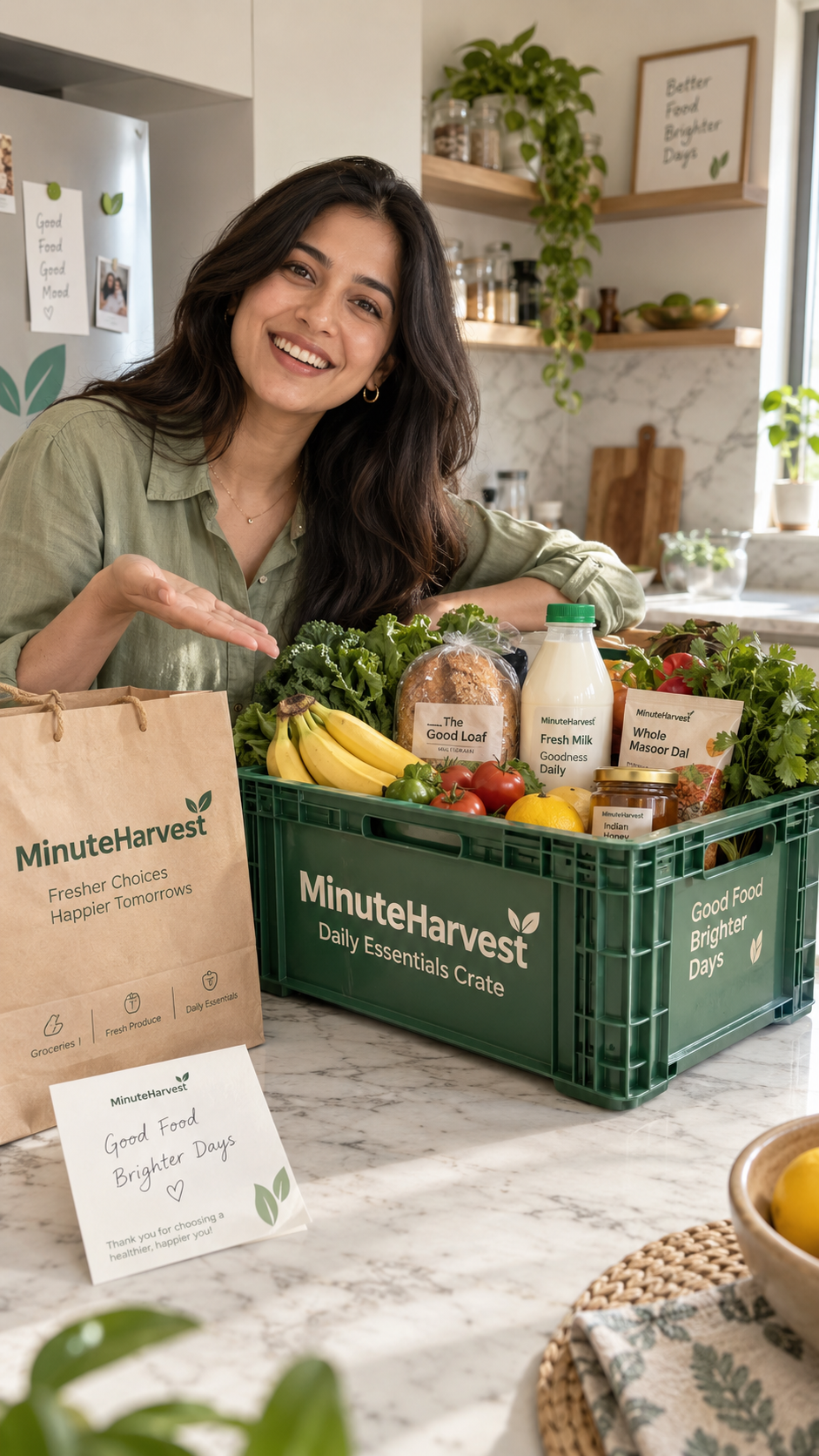 Quick Commerce ad still generated with MorphAds