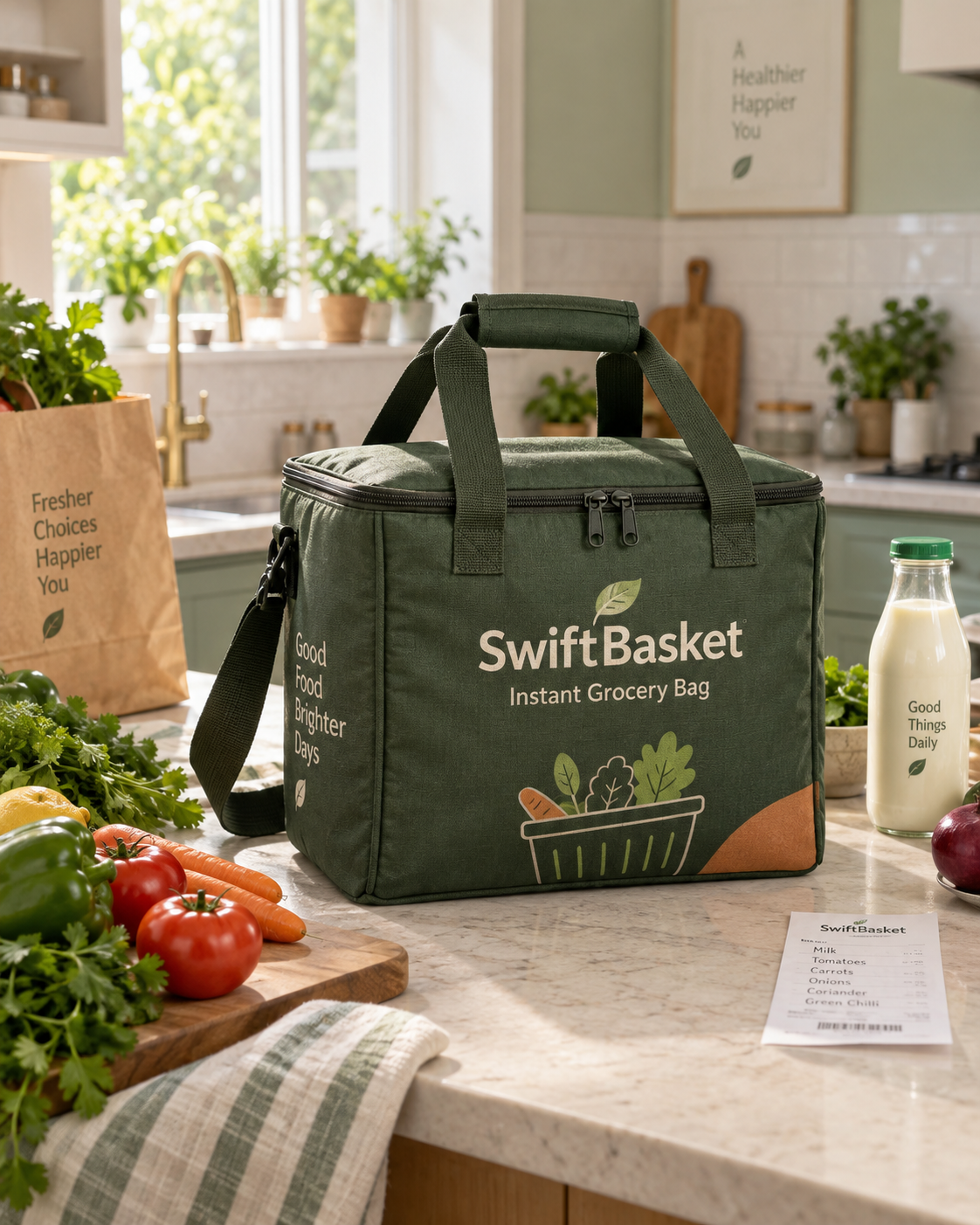 Quick Commerce product photo, generated with MorphAds