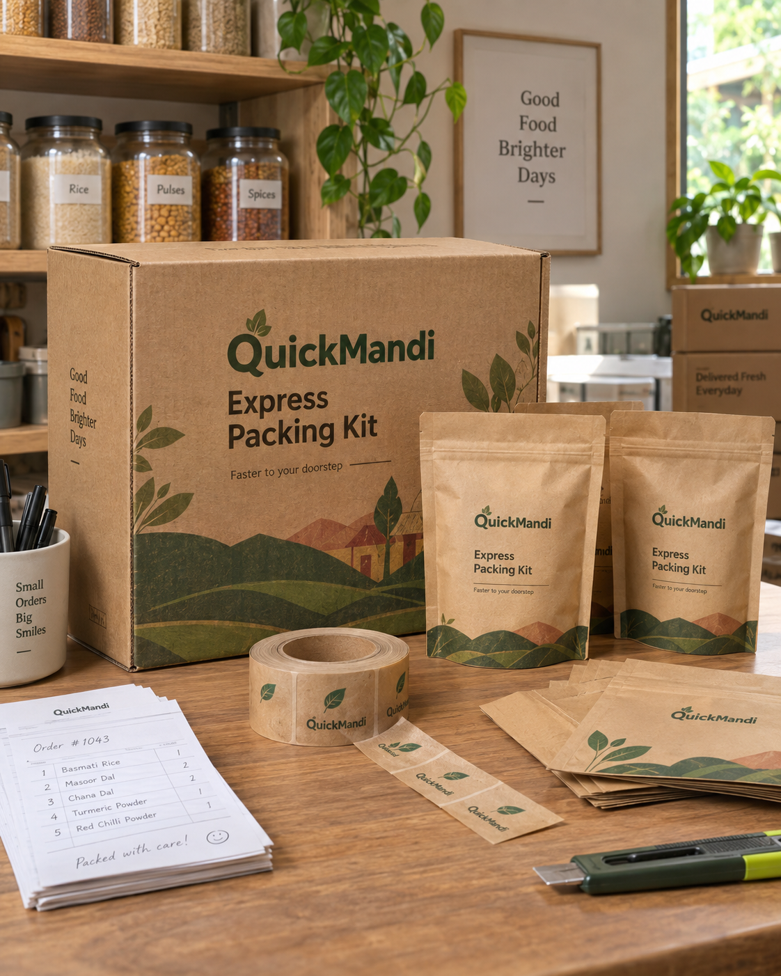 Quick Commerce product photo, generated with MorphAds