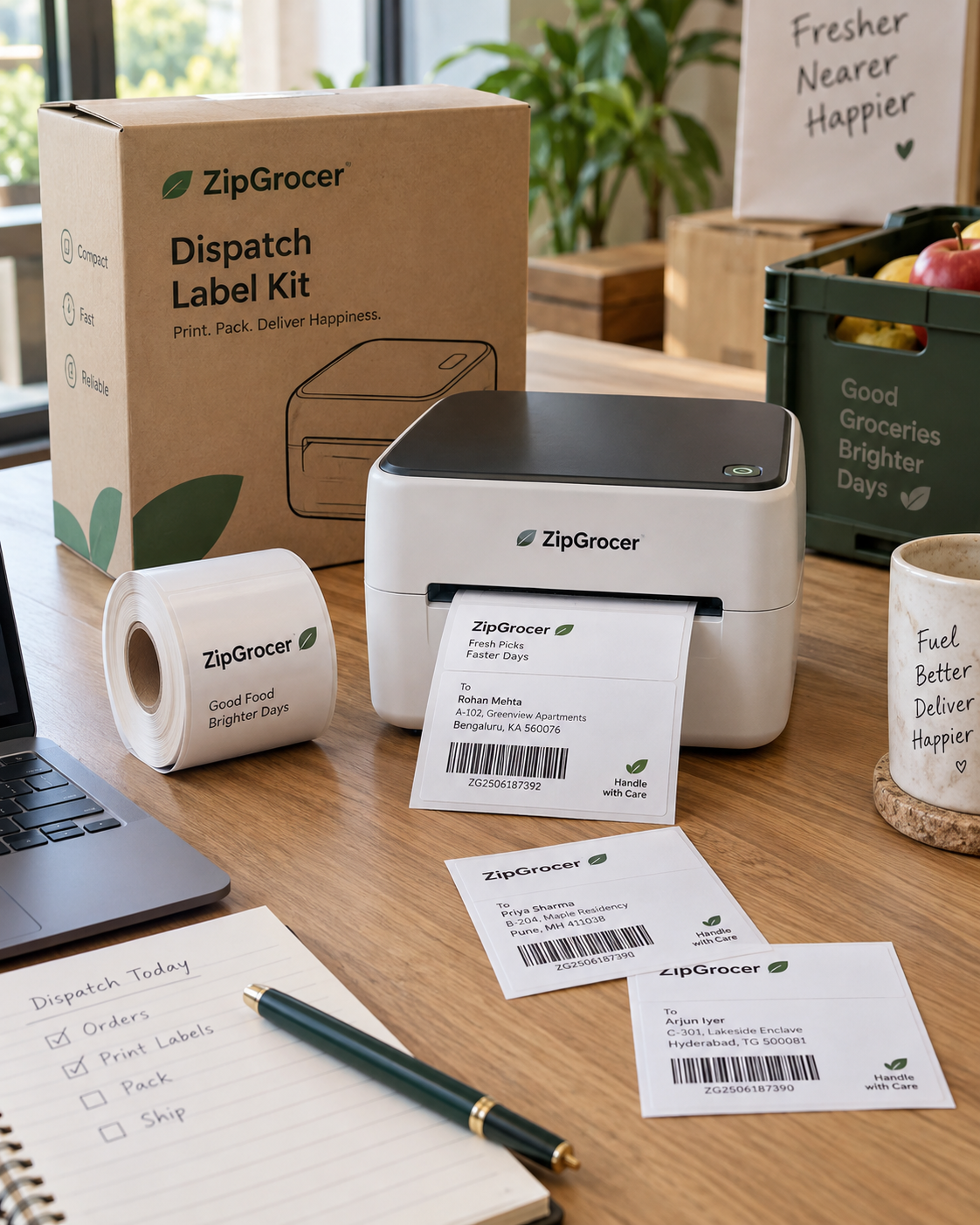 Quick Commerce product photo, generated with MorphAds