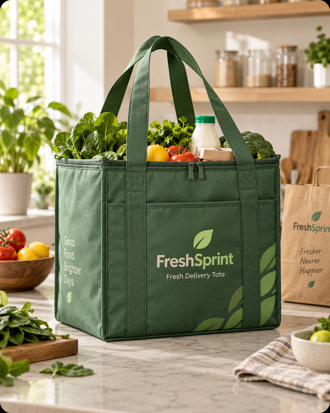 Quick Commerce product photo, generated with MorphAds