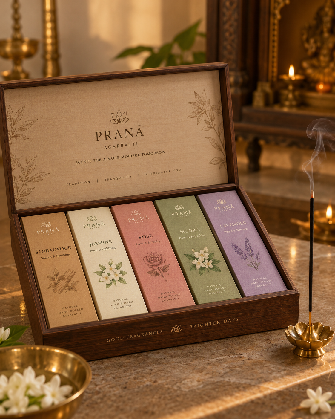 Religion & Puja product photo, generated with MorphAds