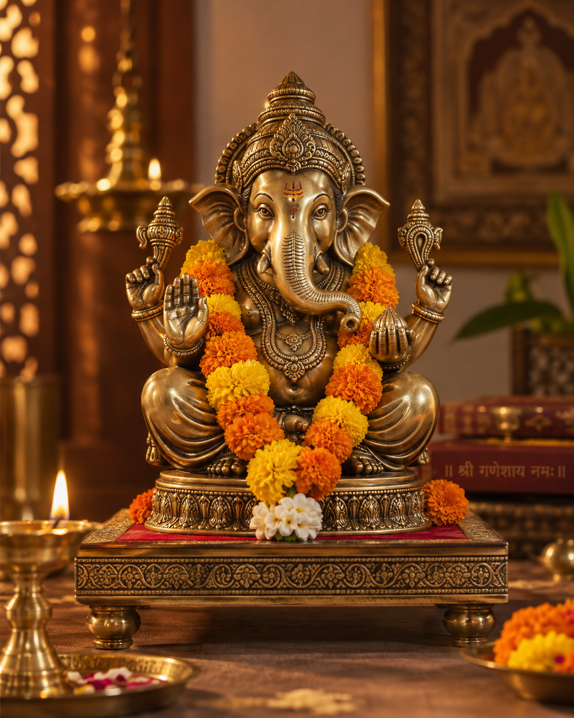 Religion & Puja product photo, generated with MorphAds