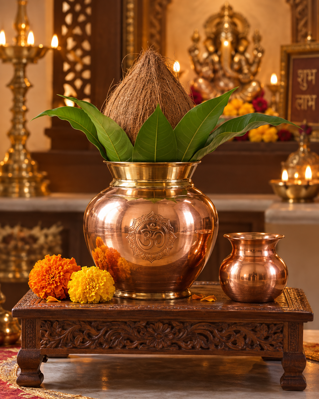 Religion & Puja product photo, generated with MorphAds