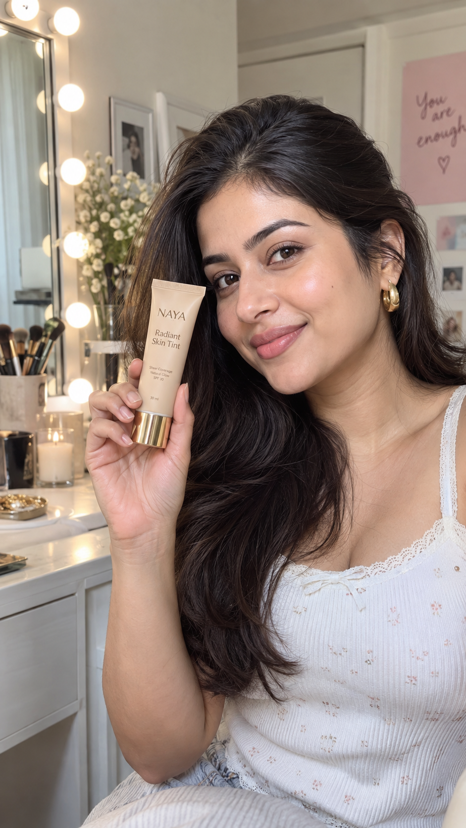 Retail Beauty ad still generated with MorphAds